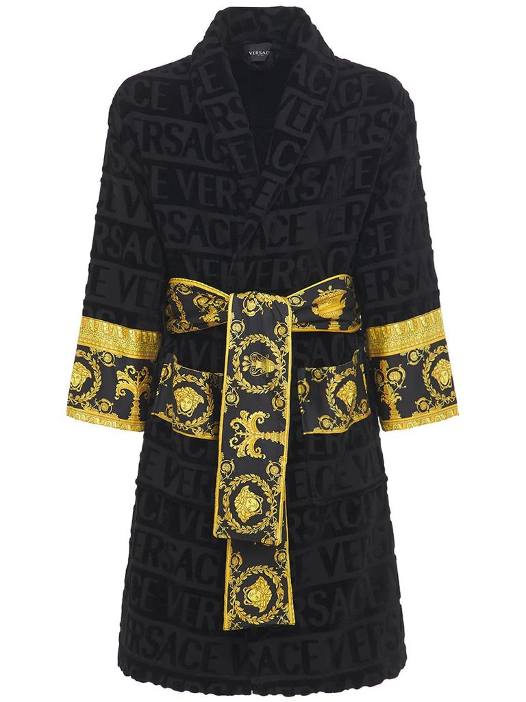 商品Versace|Barocco & Robe Cotton Bathrobe,价格¥4234,第1张图片