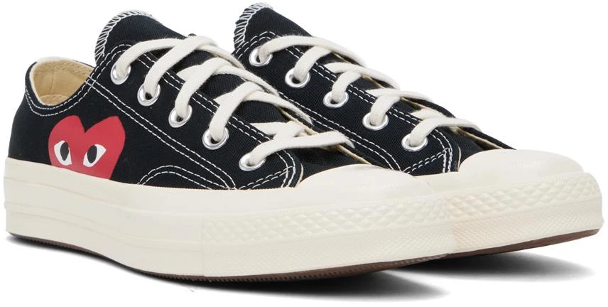 商品Comme des Garcons|Black Converse Edition Chuck 70 Low Top Sneakers,价格¥1161,第4张图片详细描述