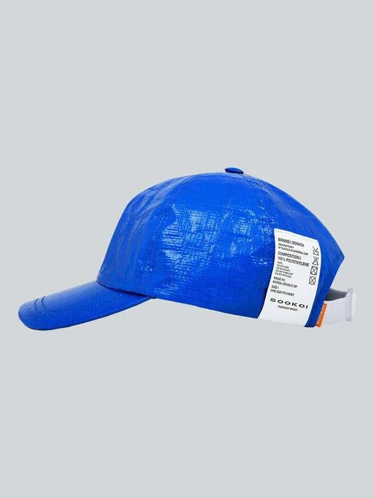 商品SOOKOI|Tarpaulin Baseball Cap_Blue,价格¥598,第4张图片详细描述