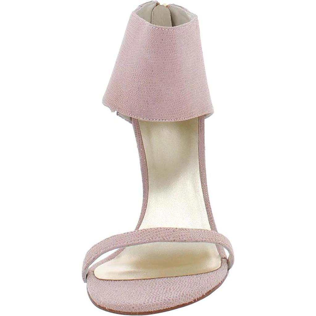 商品Stuart Weitzman|Stuart Weitzman Womens Showgirl Textured Ankle Strap Dress Sandals,价格¥538,第4张图片详细描述