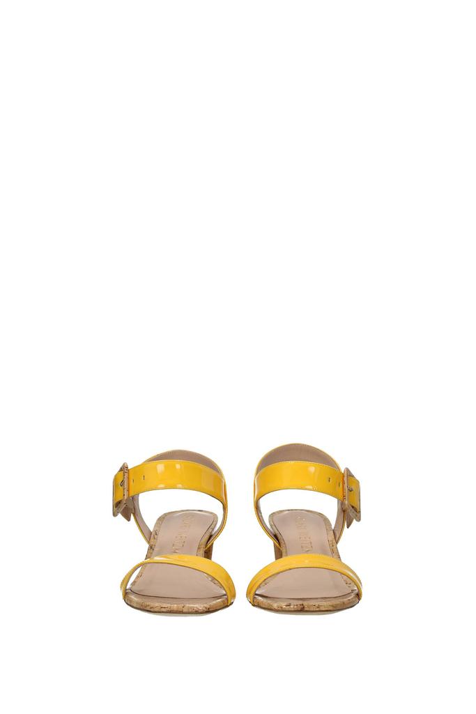 Sandals alexandrine Patent Leather Yellow商品第3张图片规格展示
