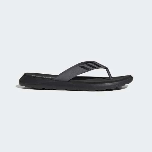 商品Adidas|【Brilliant|包邮包税】阿迪达斯 COMFORT FLIP FLOP  凉鞋 沙滩鞋 FLIP-FLOPS 拖鞋 人字拖  FY8654 CBLACK/GREFIV/GREFIV,价格¥313,第1张图片