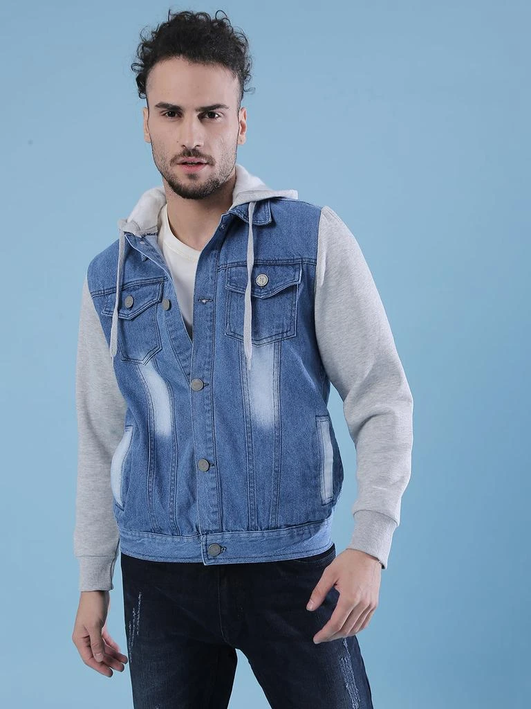 商品Campus Sutra|Men Stylish Casual Denim Jacket,价格¥824,第1张图片