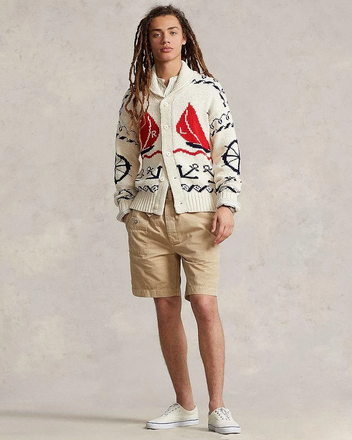 商品Ralph Lauren|Chunky Knit Nautical Shawl Collar Cardigan,价格¥1134,第2张图片详细描述