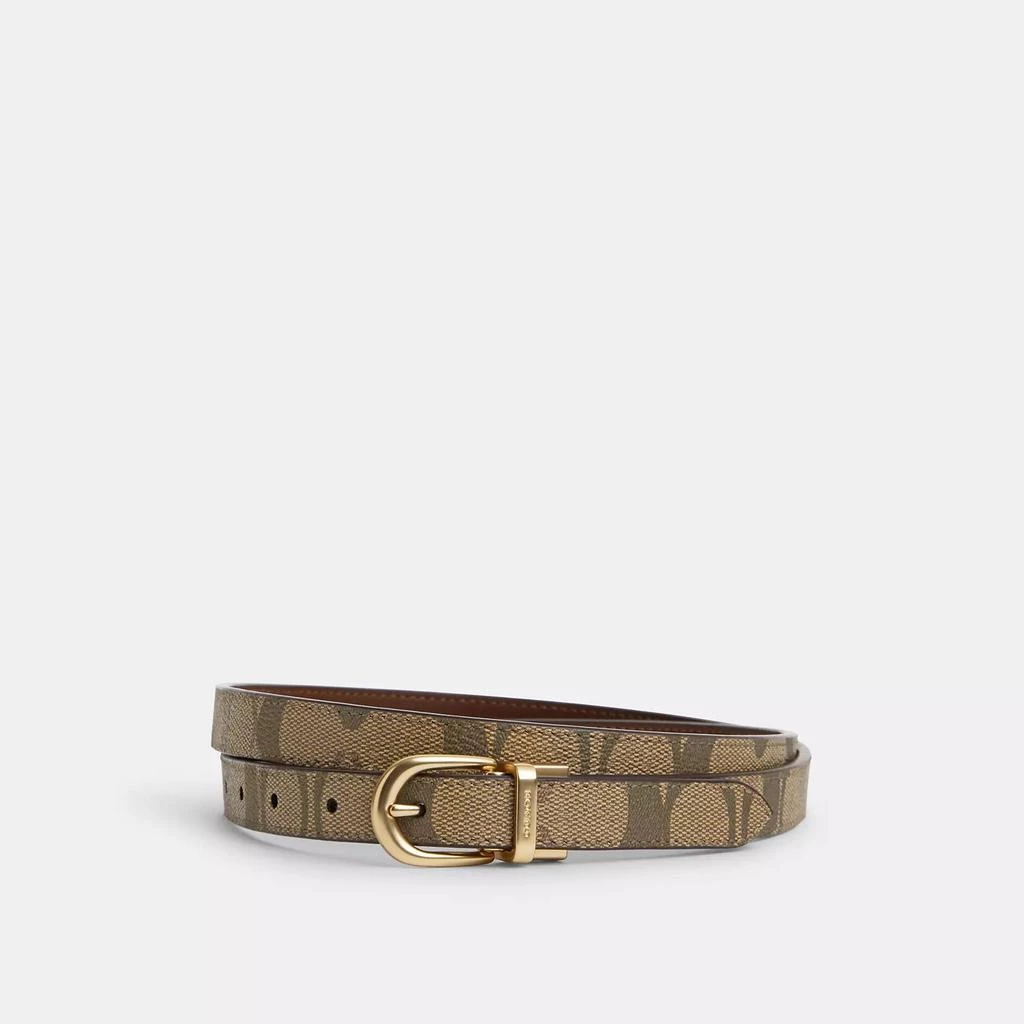 商品Coach|Coach Outlet Classic Buckle Cut To Size Reversible Belt, 18 Mm,价格¥397,第1张图片