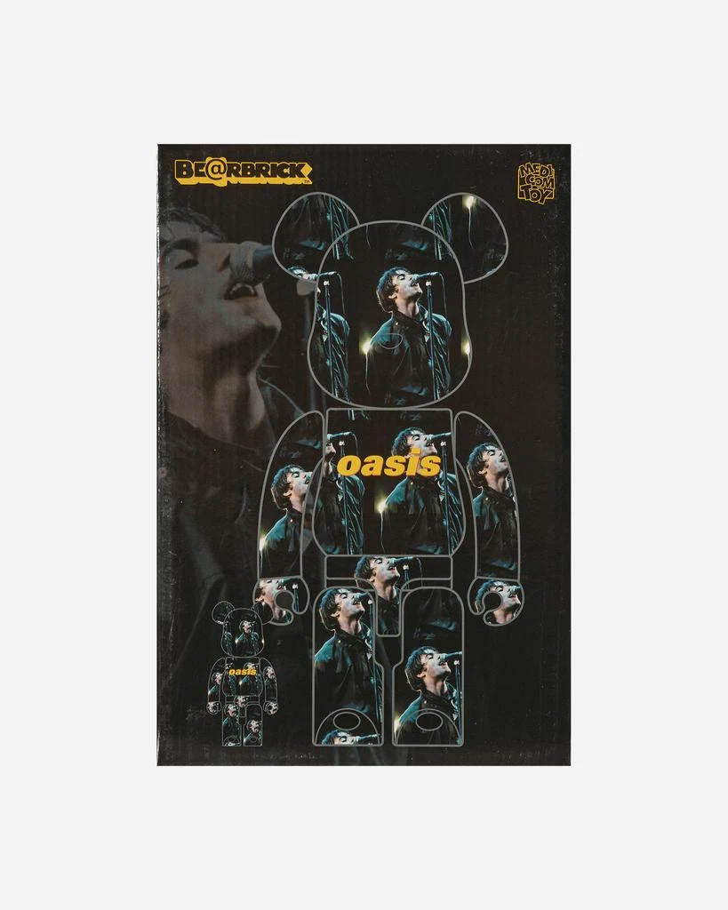 商品Medicom|100%+400% Oasis Knebworth 1996 - Liam Gallagher Be@rbrick Multicolor,价格¥874,第5张图片详细描述
