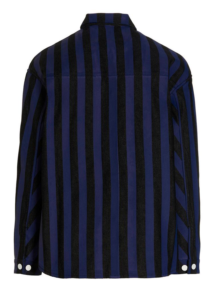 Striped overshirt商品第2张图片规格展示