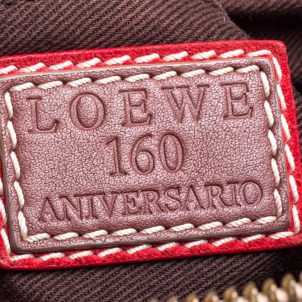 Loewe Tri Color Canvas,Nubuck and Leather 160th Anniversary Messenger Bag商品第8张图片规格展示