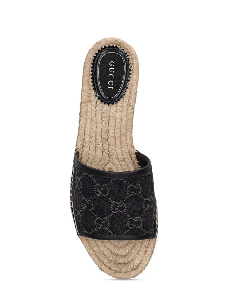 商品Gucci|20mm Gg Denim Espadrilles,价格¥4369,第5张图片详细描述