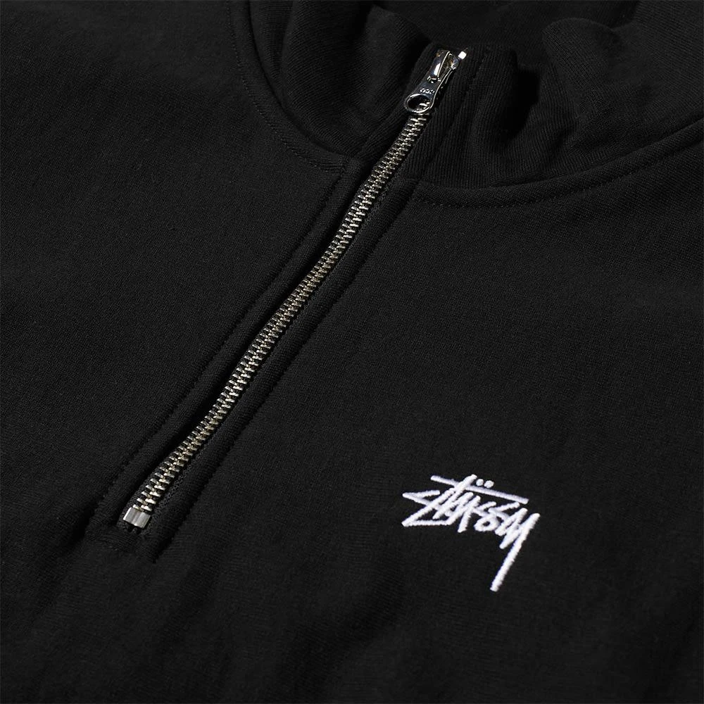 商品STUSSY|Stussy Stock Logo Quarter Zip,价格¥1197,第2张图片详细描述