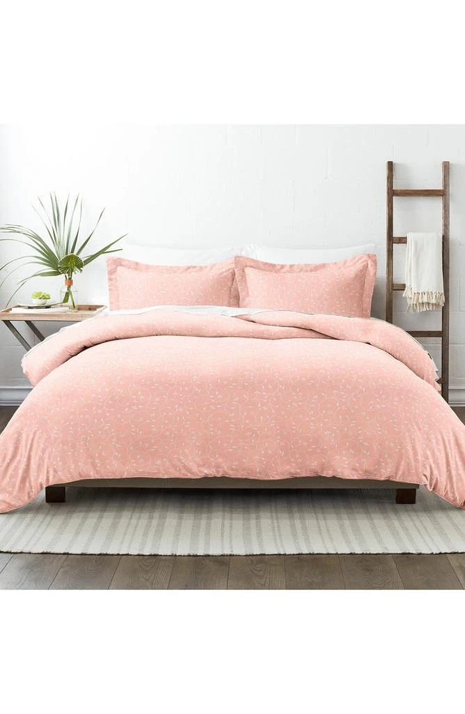 商品IENJOY HOME|Home Spun Premium Ultra Soft Pink Buds Pattern 3-Piece Duvet Cover Set,价格¥321,第4张图片详细描述