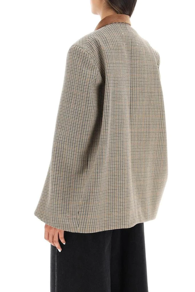 商品MAISON MARGIELA|HOUNDSTOOTH CAPE-JACKET,价格¥7036,第4张图片详细描述