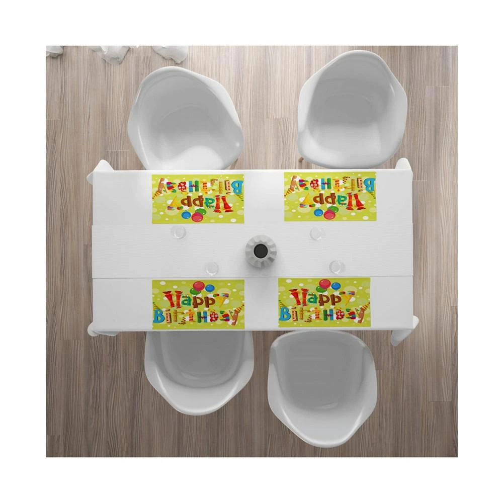 商品Ambesonne|Birthday Place Mats, Set of 4,价格¥477,第2张图片详细描述