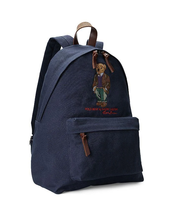 商品Ralph Lauren|Cotton Canvas Polo Bear Embroidered Backpack ,价格¥847,第2张图片详细描述