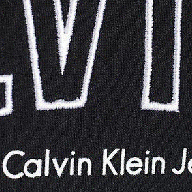 Calvin Klein 卡尔文 克莱恩 女士黑色印花棉质卫衣 J20J206857-099商品第2张图片规格展示