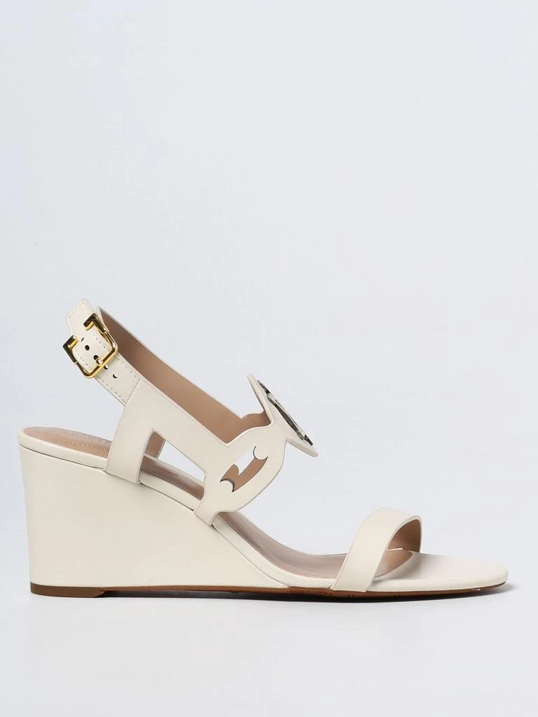 商品Ralph Lauren|Lauren Ralph Lauren wedge sandal in leather,价格¥517,第1张图片