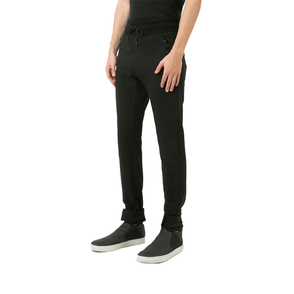 Moncler 男士棉质黑色休闲裤 8700300-8098Z-999商品第4张图片规格展示