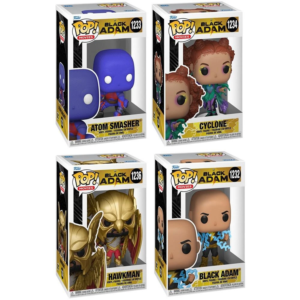 商品Funko|Pop DC Movies Black Adam Collectors Set, 4 Piece,价格¥187,第2张图片详细描述