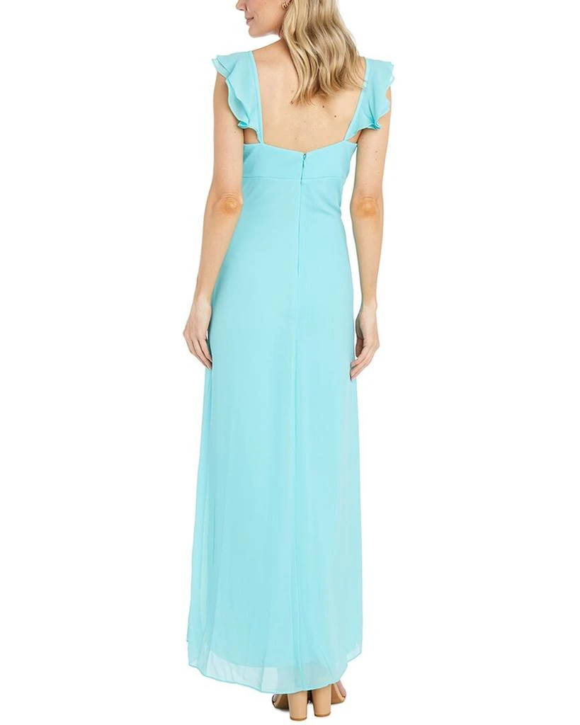 商品R&M Richards|RM Richards Souffle Crepe Chiffon Maxi Dress,价格¥301,第2张图片详细描述