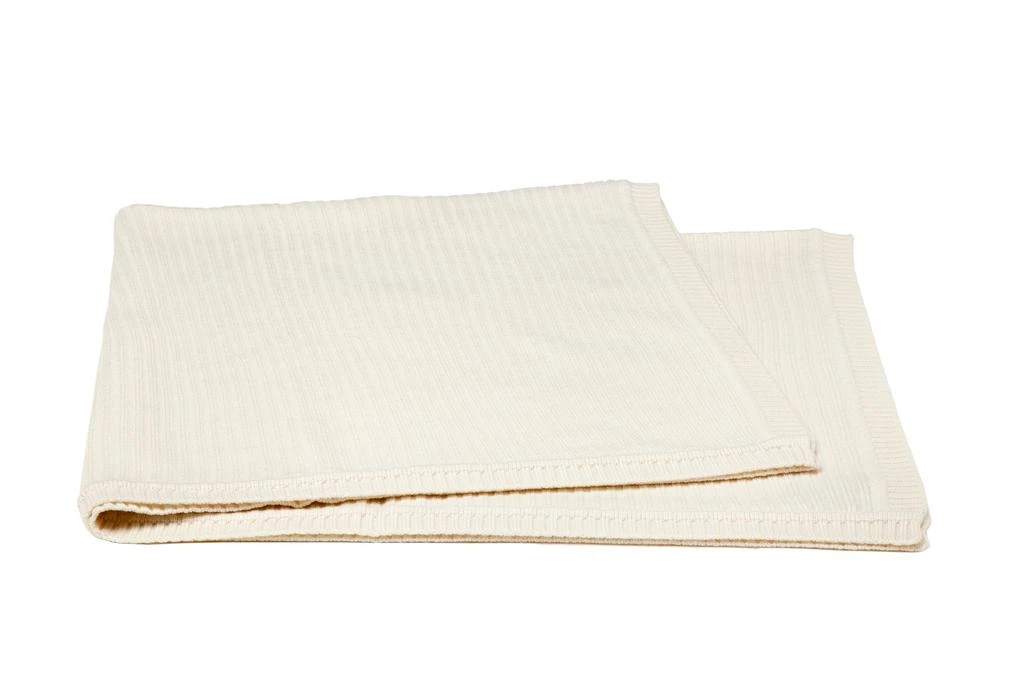 商品a & R Cashmere|Cashmere Blend All Over Rib Knit Baby Blanket,价格¥705,第4张图片详细描述