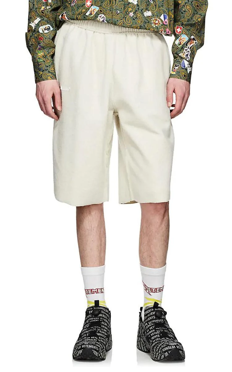 商品Vetements|Cotton-Blend Inside-Out Drop-Rise Shorts,价格¥1263,第1张图片