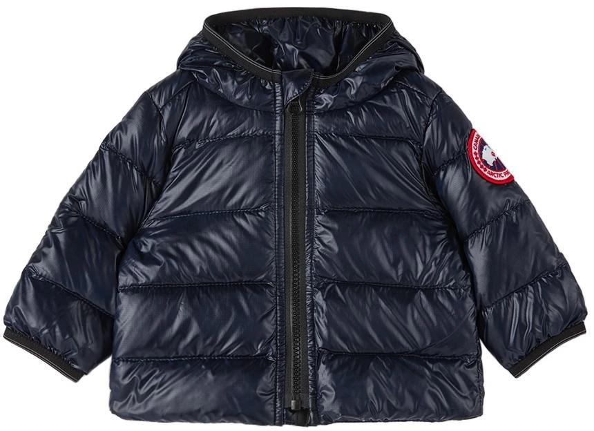 商品Canada Goose|Baby Navy Crofton Hoody Down Jacket,价格¥3937,第1张图片