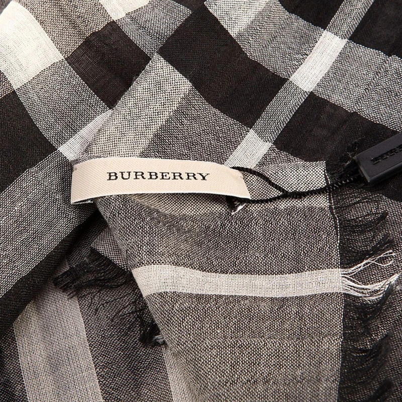 BURBERRY 灰色女士围巾 3743234 商品