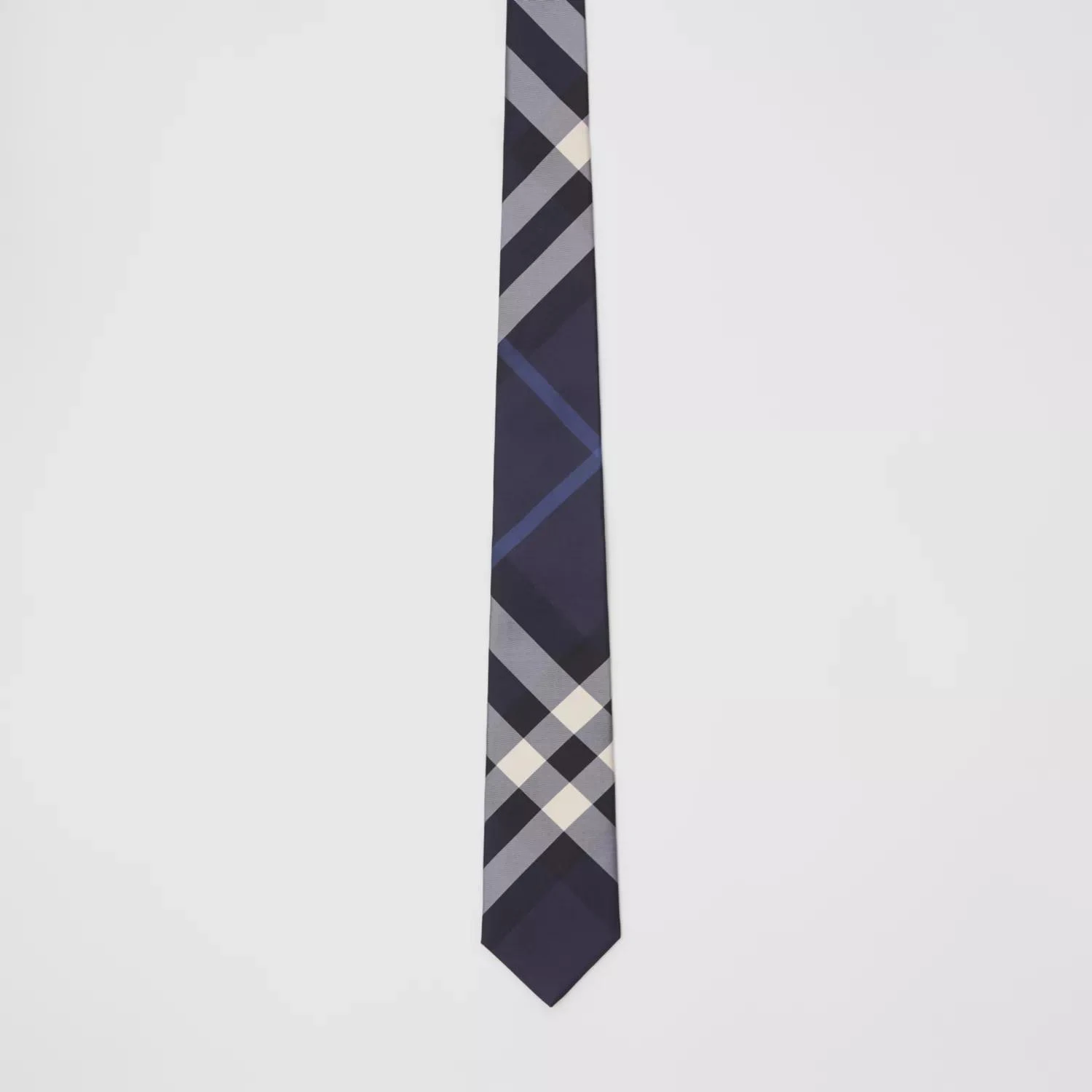 商品Burberry|【预售】 巴宝莉 24秋冬 男士 领带 经典剪裁格纹丝质领带 80138201,价格¥2090,第1张图片