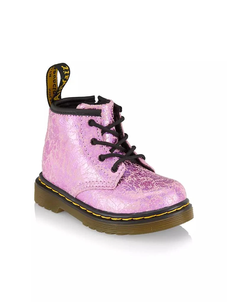商品Dr. Martens|Baby Girl's,Little Girl's & Girl's 1460 Crinkled Metallic Boots,价格¥550,第1张图片