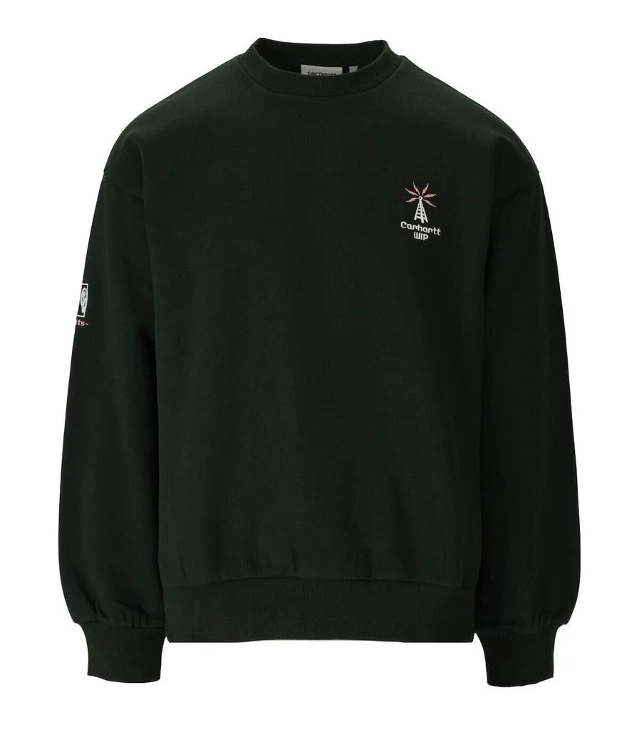 商品Carhartt|Carhartt Wip Connect Dark Green Sweatshirt,价格¥1247,第1张图片