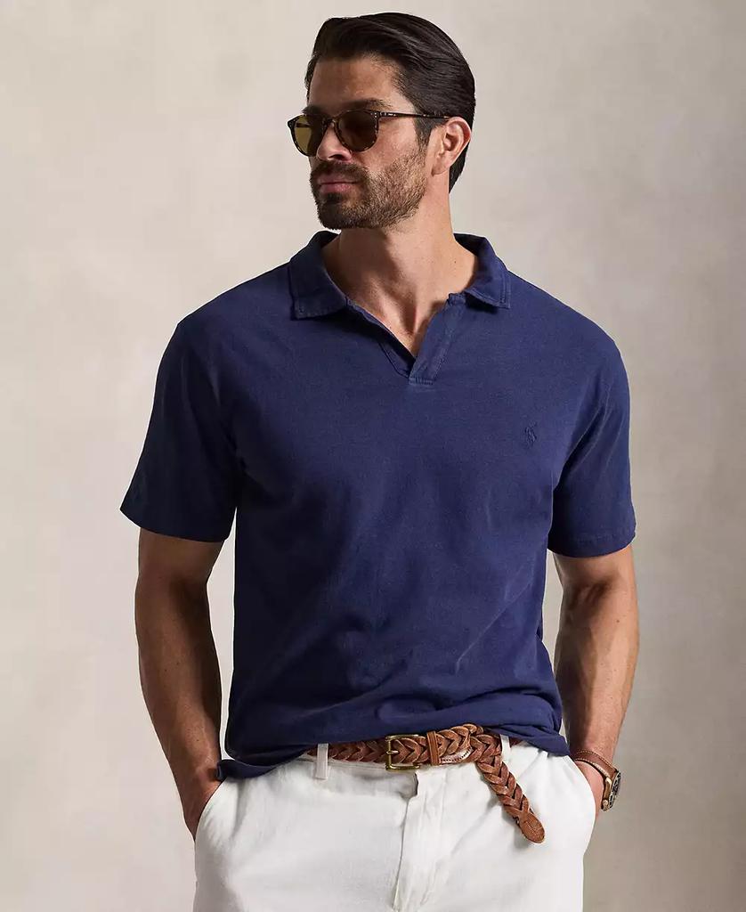 Polo homme coupe classique en maille extensible image 2