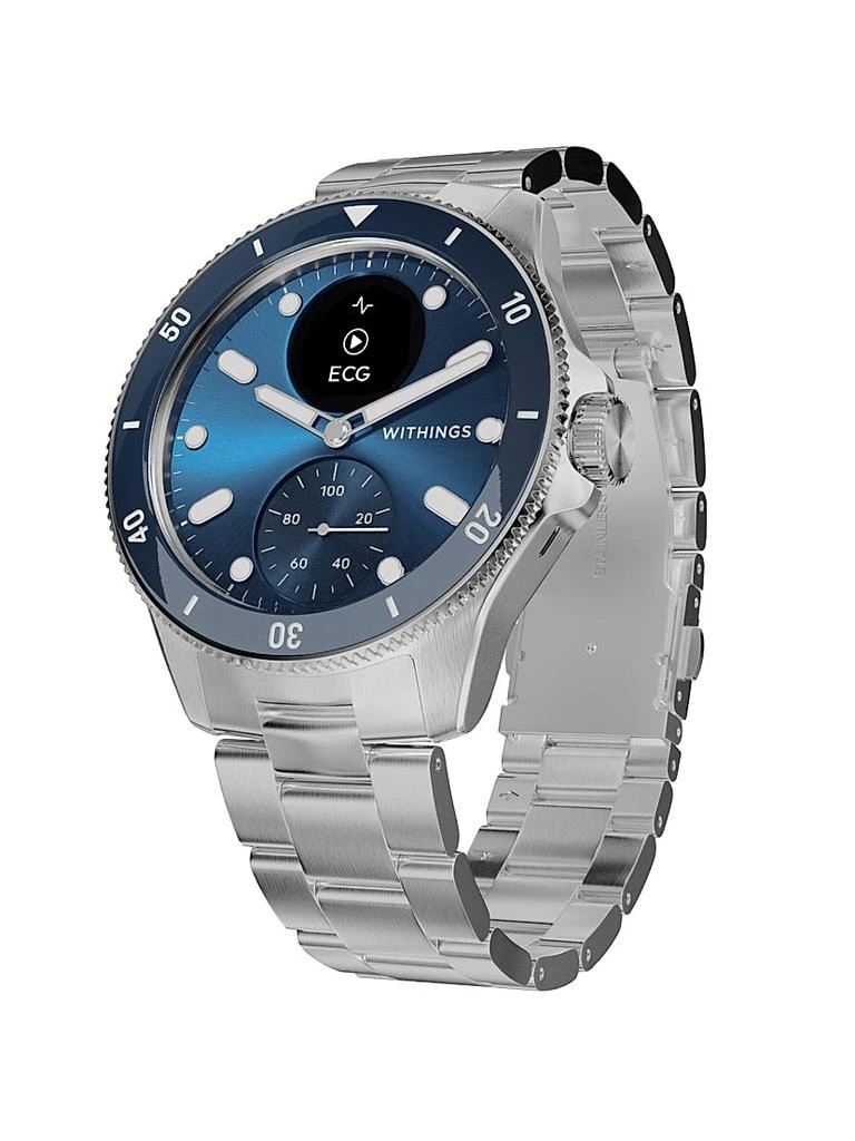 商品Withings|Scanwatch Nova Premium Heart Health Hybrid Smartwatch - 42MM,价格¥4438,第1张图片