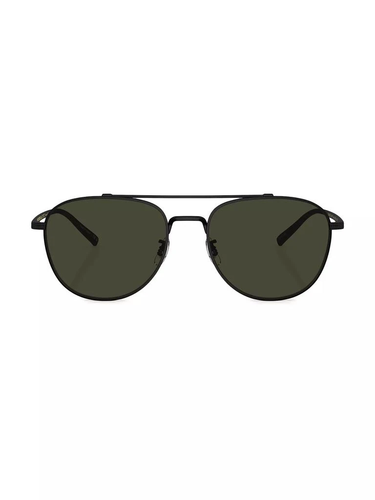 商品Persol|Rivetti 55MM Aviator Sunglasses,价格¥4887,第2张图片详细描述