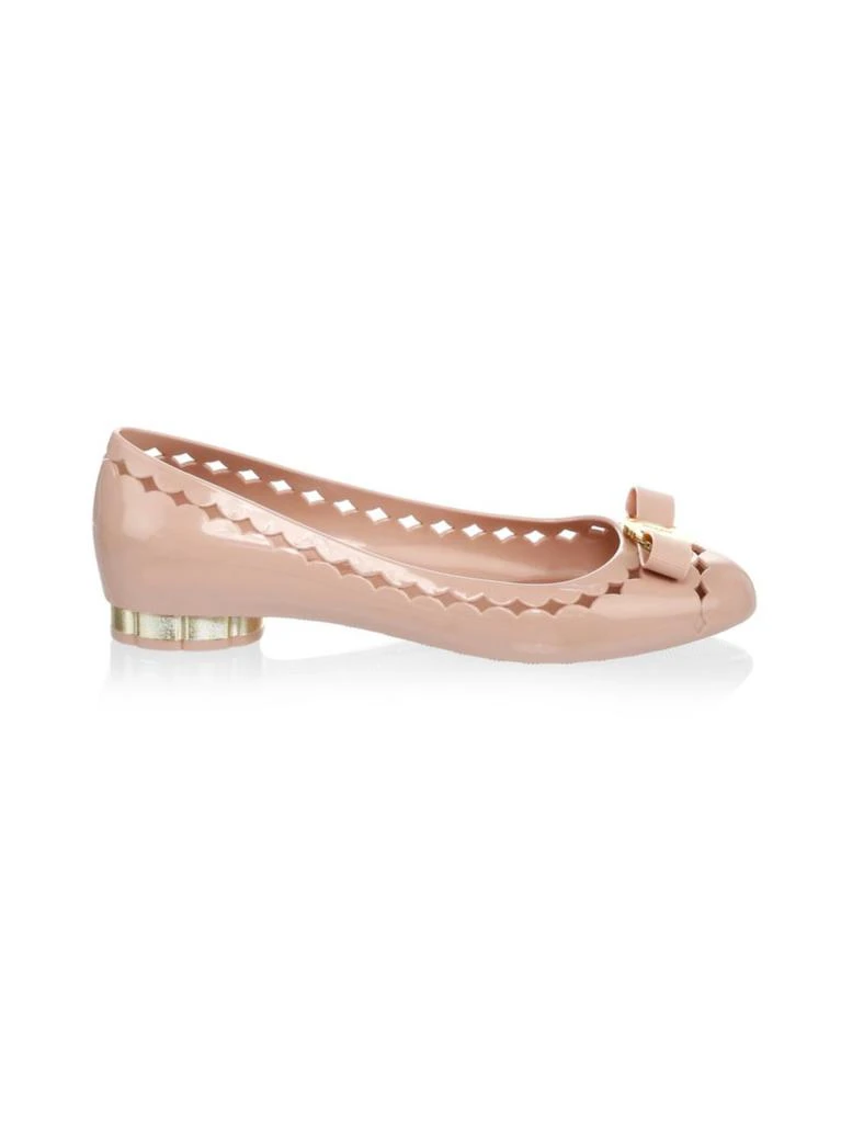 商品Salvatore Ferragamo|Salvatore Ferragamo - Buckle Cutout Flats,价格¥2635,第1张图片