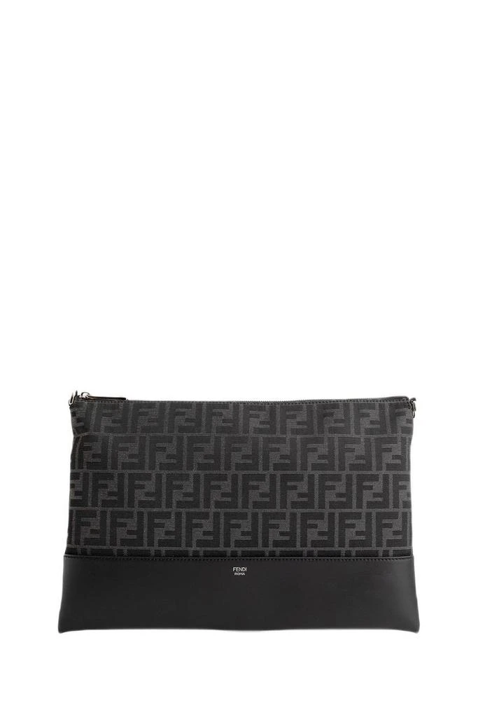 商品Fendi|Fendi FF Jacquard Medium Shoulder Bag,价格¥7639,第1张图片