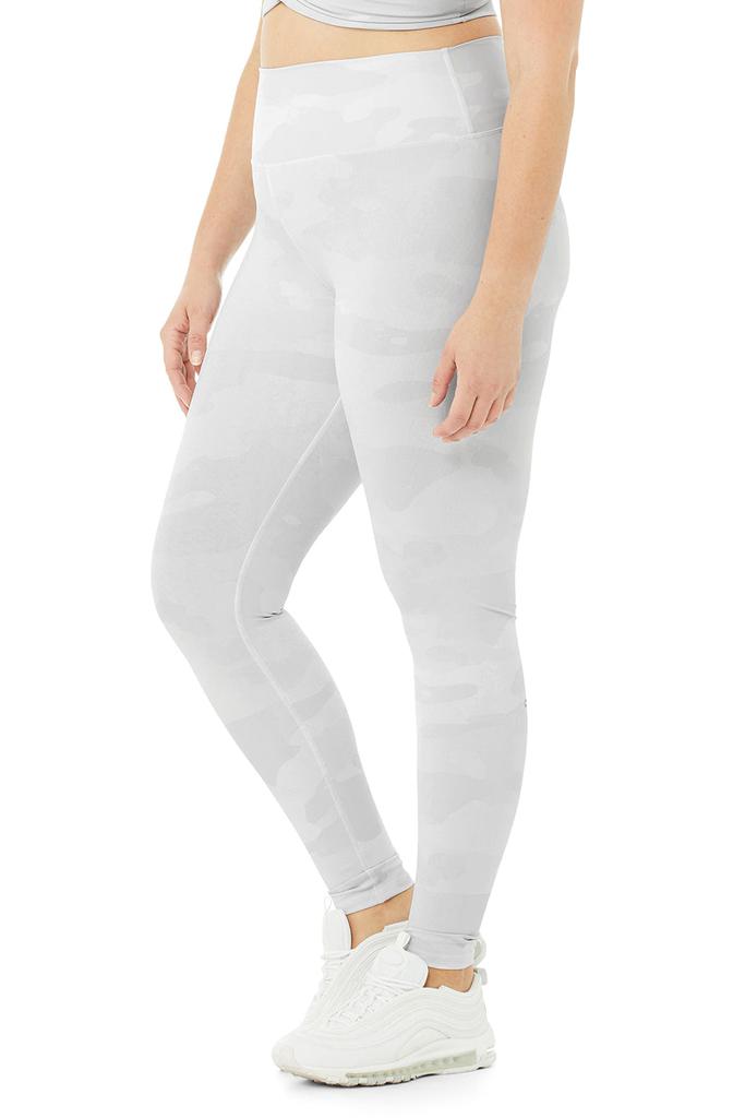 High-Waist Camo Vapor Legging - White Camouflage商品第7张图片规格展示