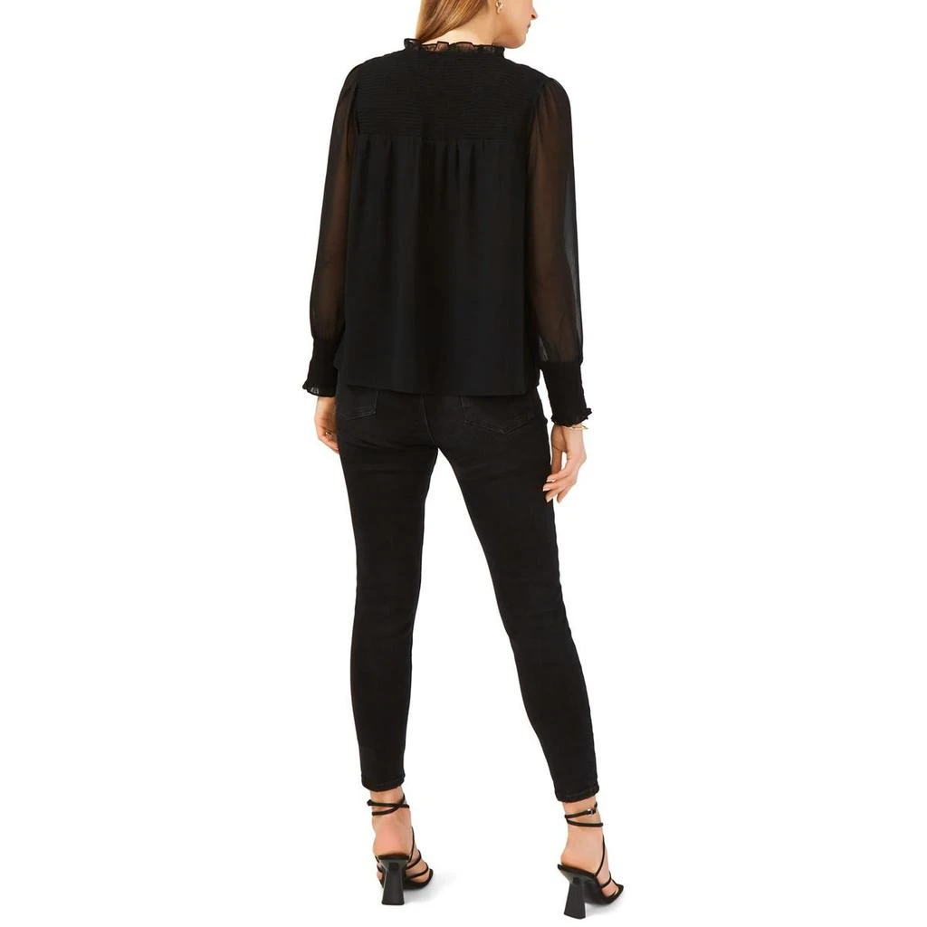 商品1. State|1.State Womens Smocked Puff Sleeve Blouse,价格¥54,第3张图片详细描述