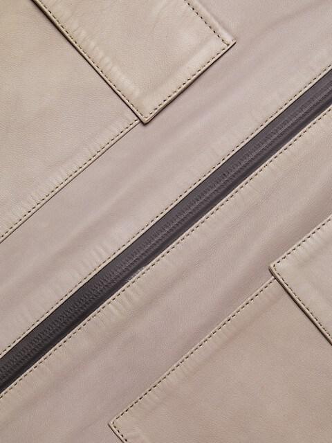 Bonded Leather Overshirt商品第7张图片规格展示