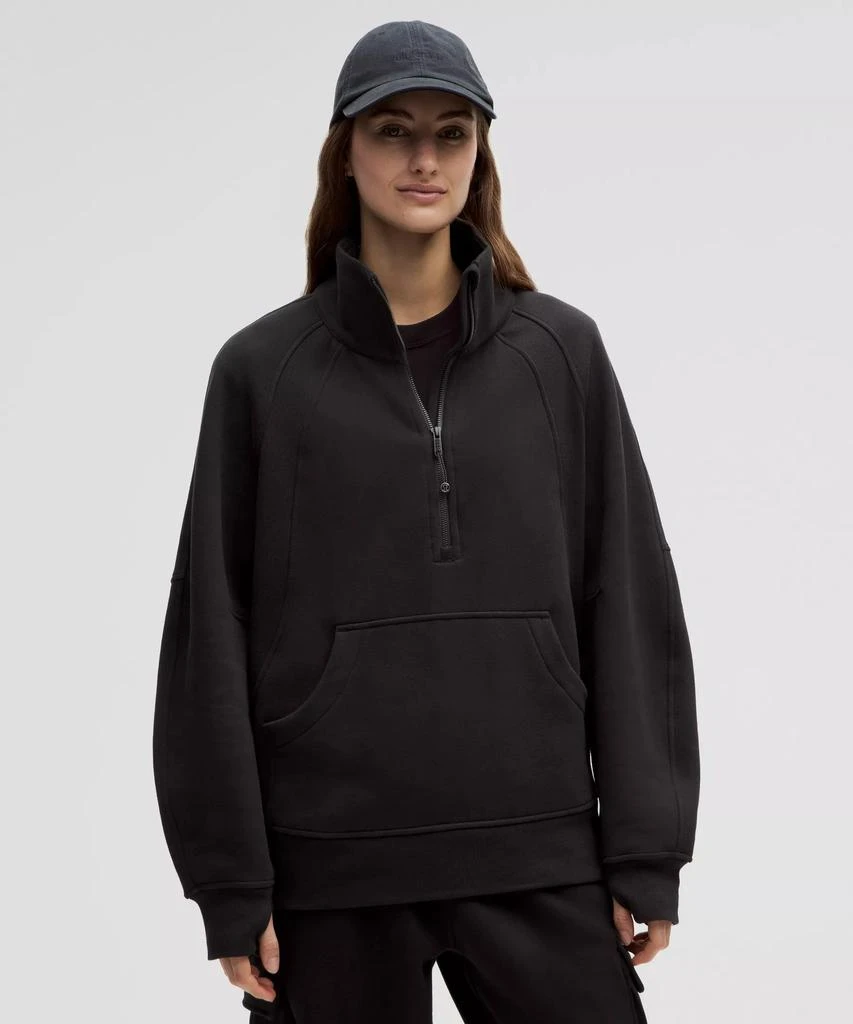 Scuba Oversized Funnel-Neck Half Zip *Long 商品