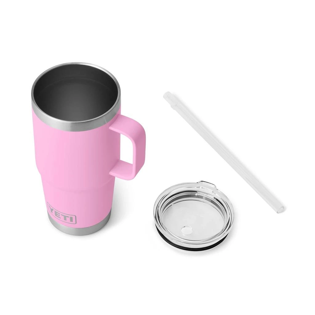 商品YETI|YETI Rambler Tumbler with Handle and Straw Lid, Vacuum Insulated Travel Mug, Stainless Steel,价格¥258,第4张图片详细描述