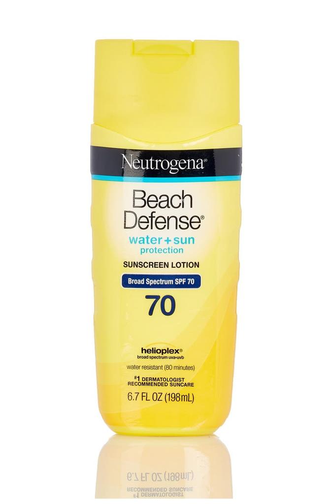 Beach Defense Water + Sun Protection SPF 70 Sunscreen Lotion商品第1张图片规格展示