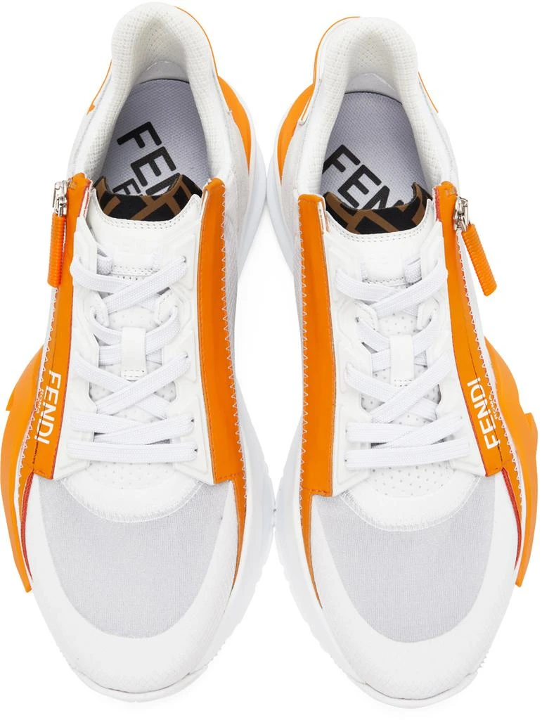 商品Fendi|White 'Fendi Flow' Sneakers,价格¥7126,第5张图片详细描述