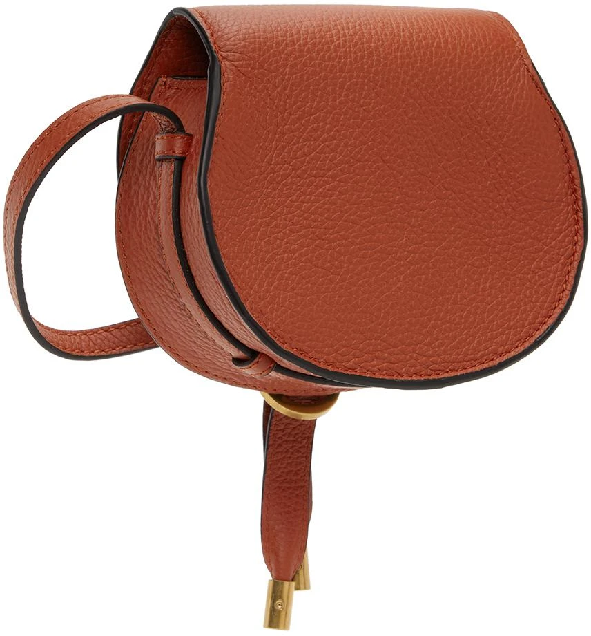 商品Chloé|Red Nano Marcie Saddle Bag,价格¥2568,第3张图片详细描述