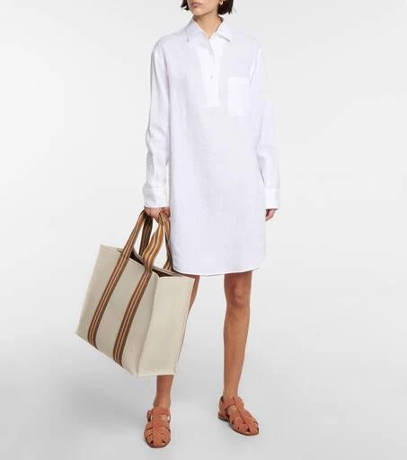 商品Loro Piana|André亚麻衬衫式连衣裙,价格¥14261,第2张图片详细描述