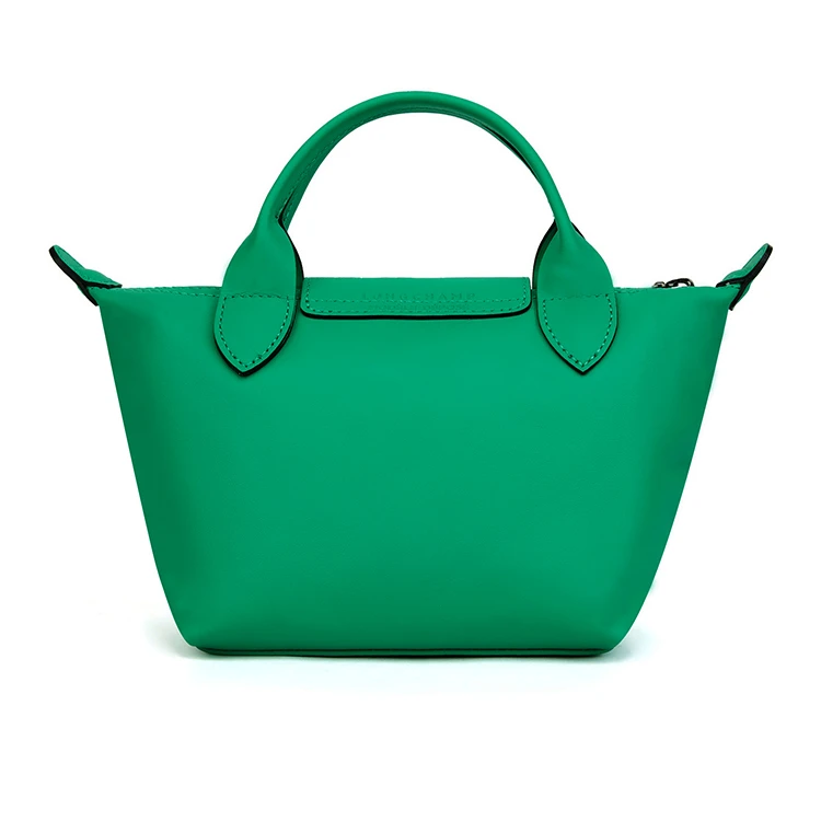 商品[国内直发] Longchamp|珑骧 银色五金配件 牛皮 单肩斜挎手提包 女款 绿色,价格¥3429,第5张图片详细描述