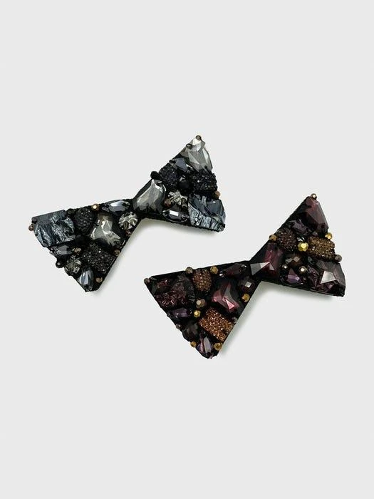 商品Jean Paul Clarisse|Swarovski Beads Ribbon Hair Clip LFAC0091,价格¥1782,第5张图片详细描述
