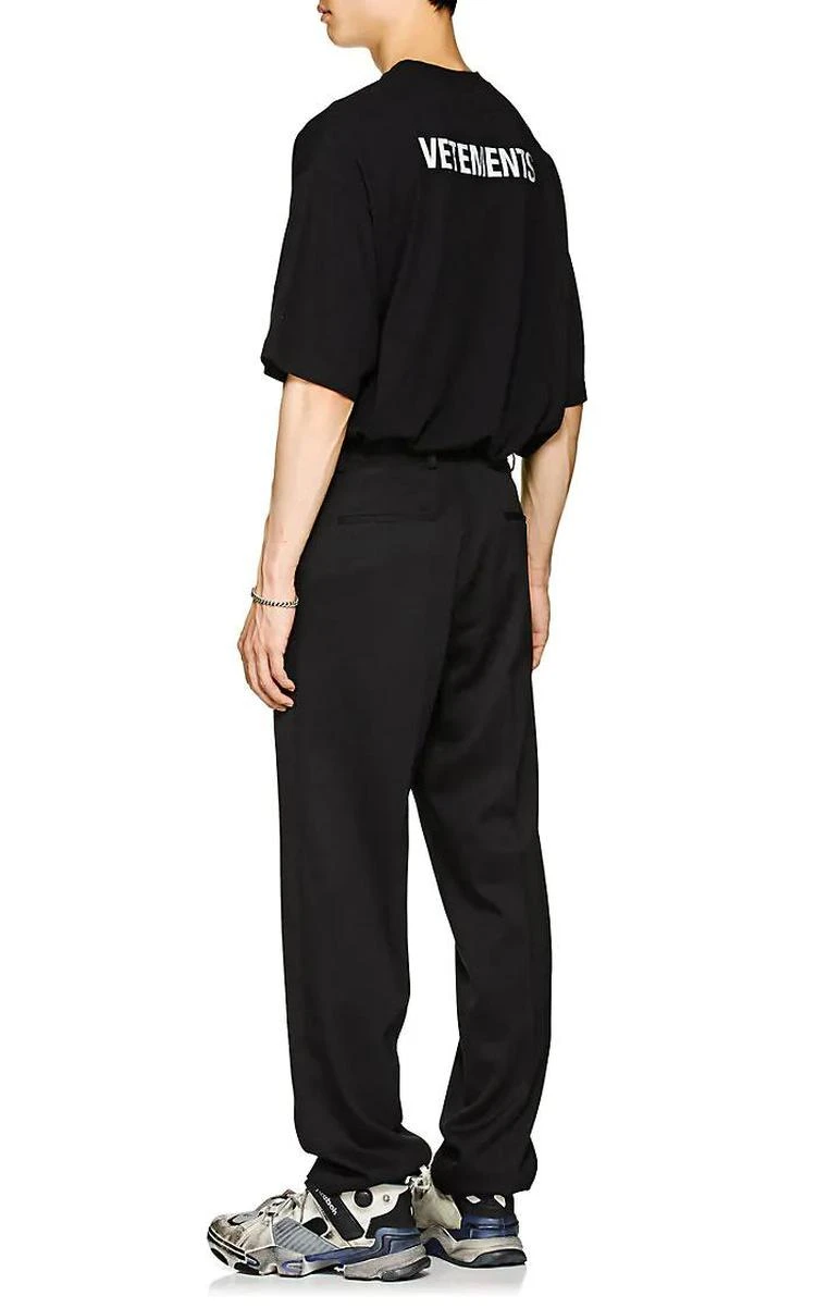 商品Vetements|Embroidered Wool Twill Trousers,价格¥6867,第4张图片详细描述