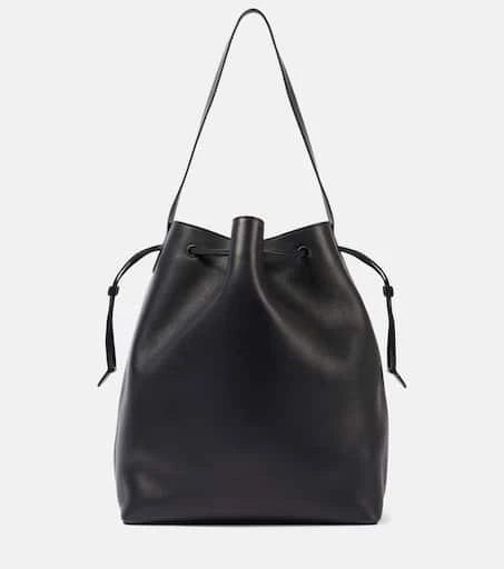 商品The Row|Belvedere leather bucket bag,价格¥34701,第1张图片