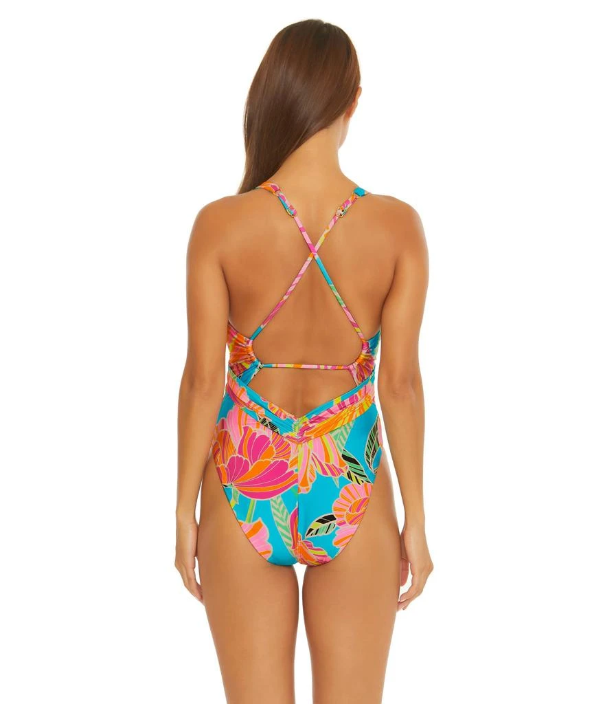 商品Trina Turk|Poppy Plunge One-Piece,价格¥960,第2张图片详细描述