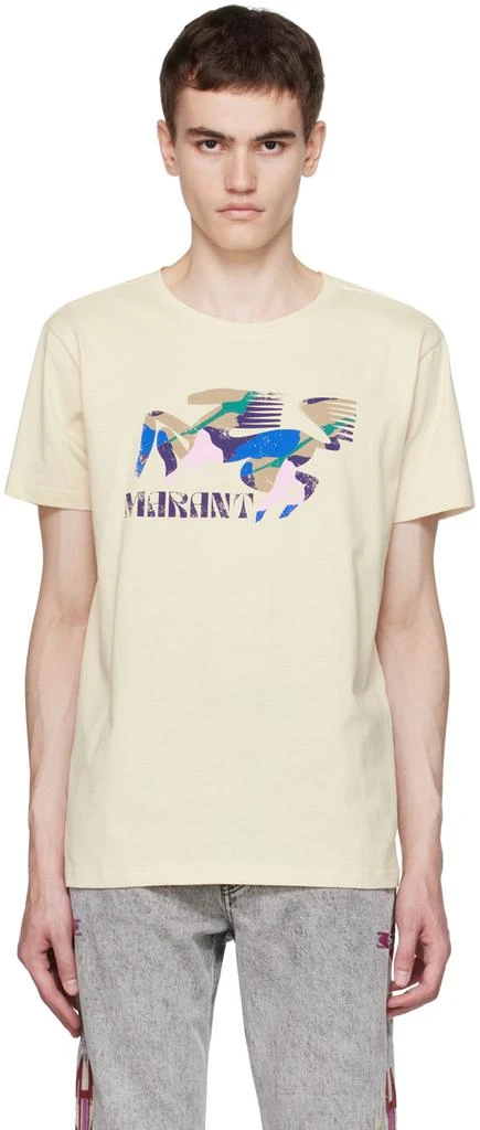 商品Isabel Marant|Beige Zafferh T-Shirt,价格¥638,第1张图片